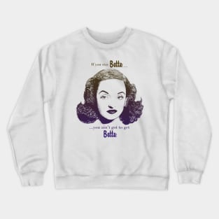 Bette // Vintage Style Design Crewneck Sweatshirt